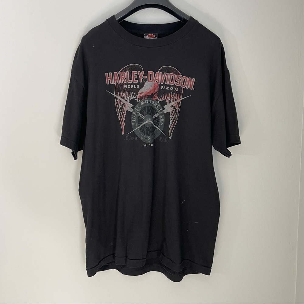 Vintage Harley Davidson World Outer Banks T-shirt Size XL